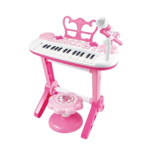 BAOLI Пиано със стол и микрофон и жак за MP3 2в1 MELODY