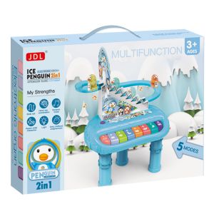 Пиано 2 в 1 с естакада с пингвини
