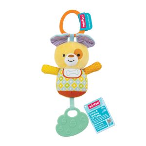 WINFUN Плюшена Дрънкалка Кученце с Чесалка за Зъби