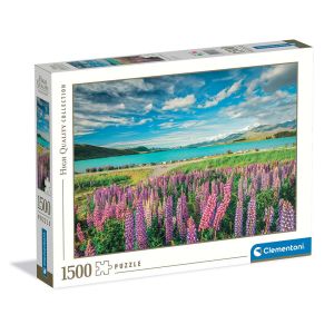 CLEMENTONI 1500ч. Пъзел High Quality Collection Lupins at Lake Tekapo