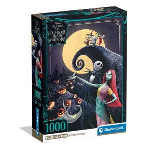 CLEMENTONI 1000ч. Пъзел Nightmare Before Christmas