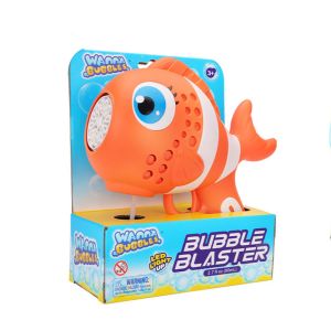 WANNA BUBBLES Бластер риба за сапунени балони с LED светлини