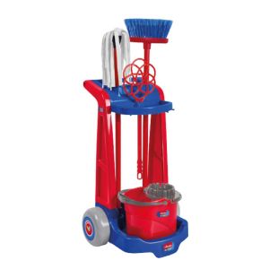 Vileda Количка за почистване с кофа, парцал и метла