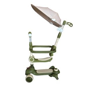 OCIE Скутер 2 в 1 със Сенник Зелен